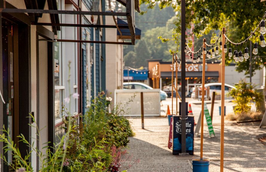 Explore downtown Bothell