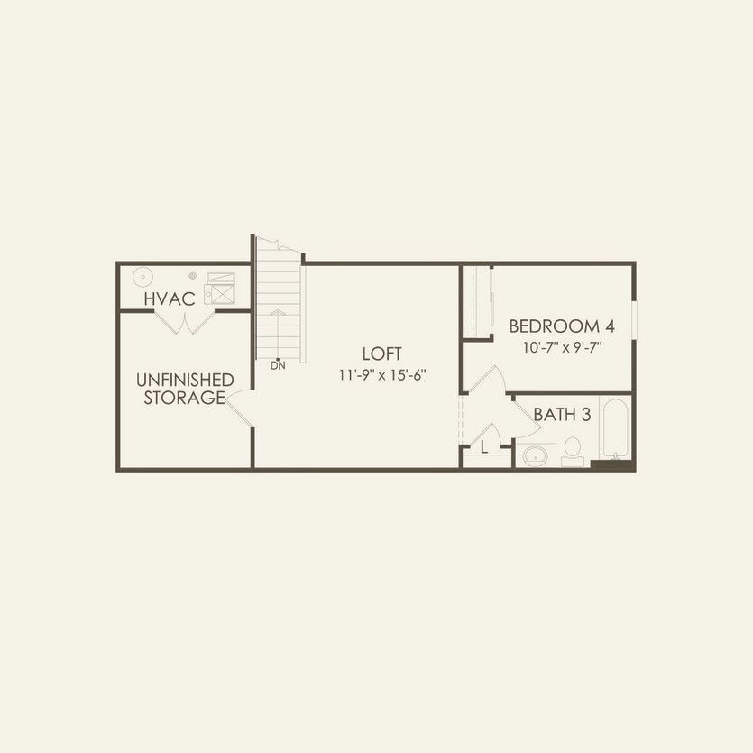 Second Floor 2 br / 2 ba