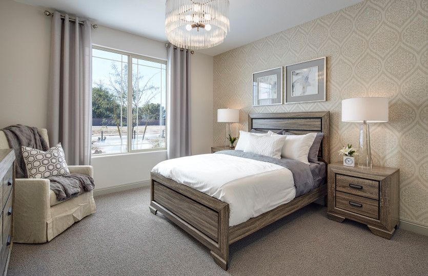 Bedroom two features a spacious living area and closet great for children or overnight guests