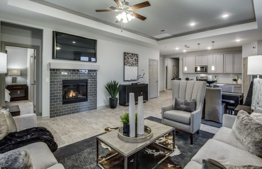 Gathering Room with Optional Fireplace