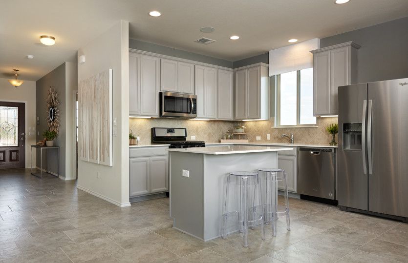 Spacious eat-in kitchen