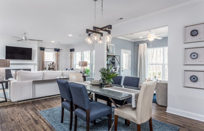 Cafe off Kitchen and Gathering Room