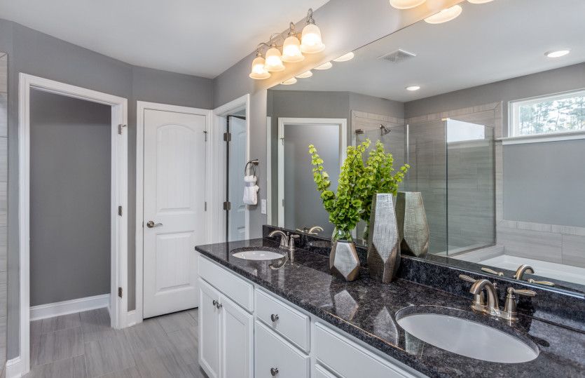 Owner's Bath with Dual Bowl Vanity