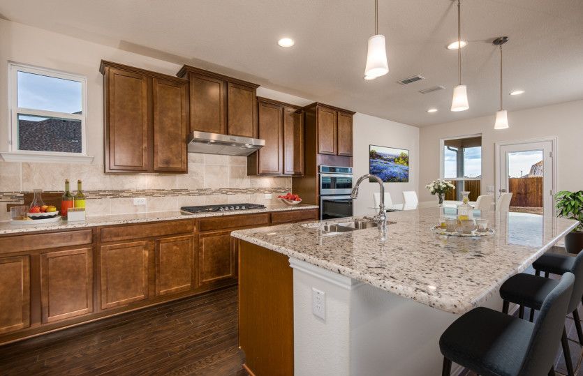 Open Kitchen with Large Island
