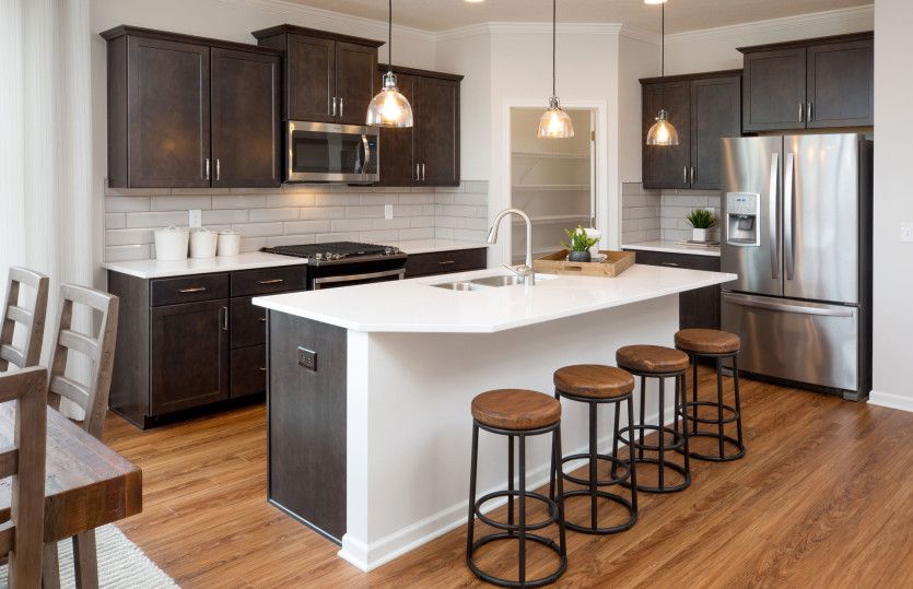 Kitchen with Large Island for Additional Seating