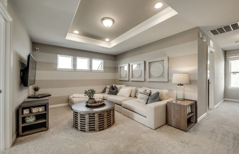 Game room on second floor*model representation