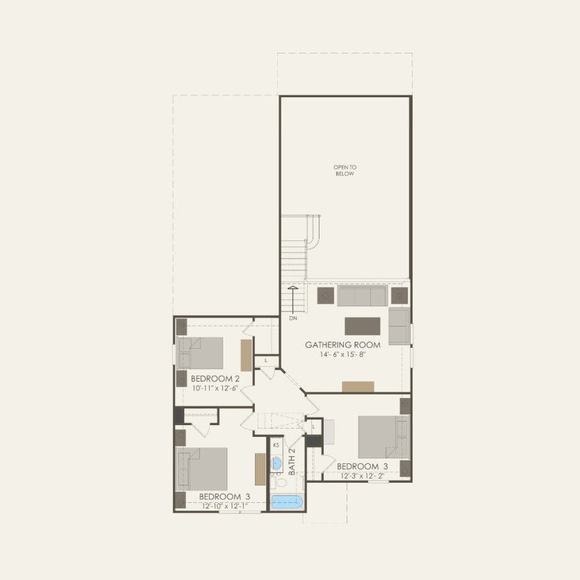 Second Floor 4 br / 2.5 ba
