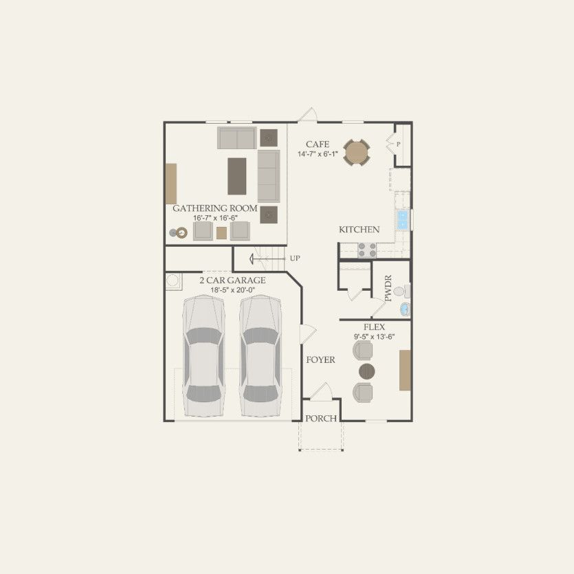 First Floor 3 br / 2.5 ba
