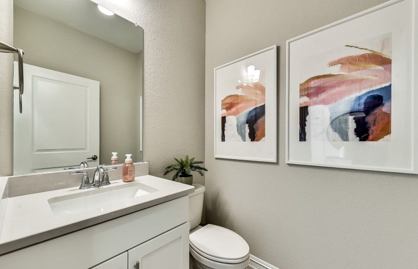 Powder bath on first floor