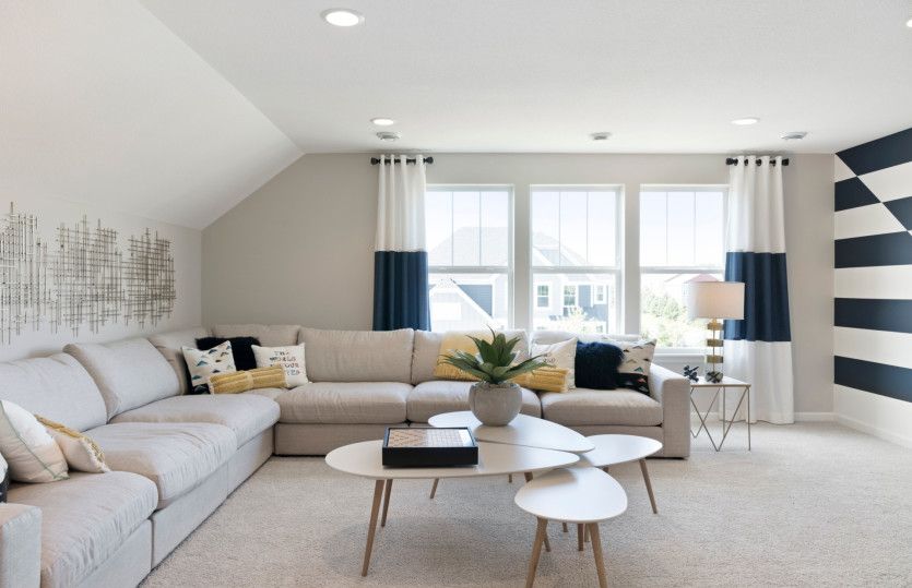 Upper level loft area