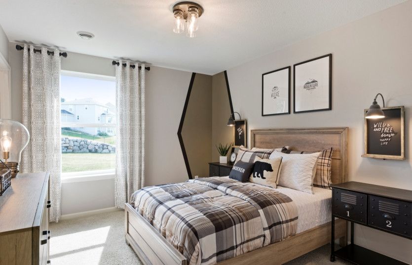 Four second level bedrooms