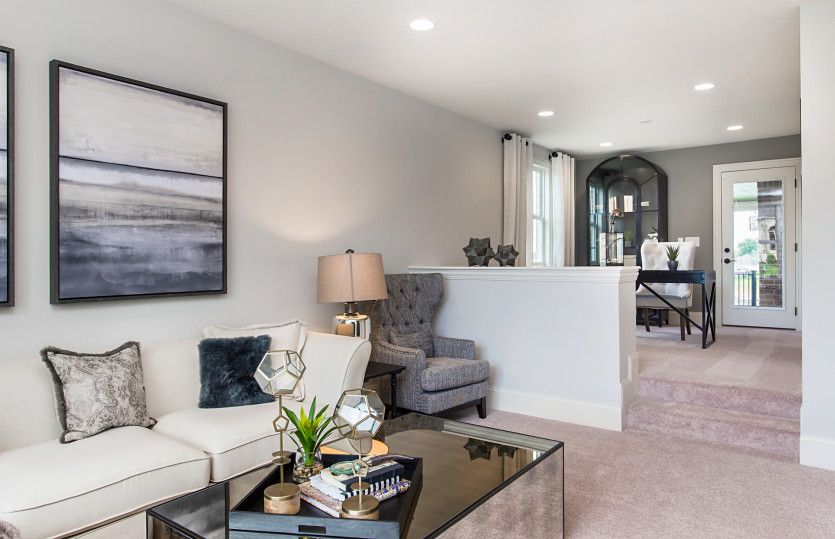 Casual Living Space off Home Office