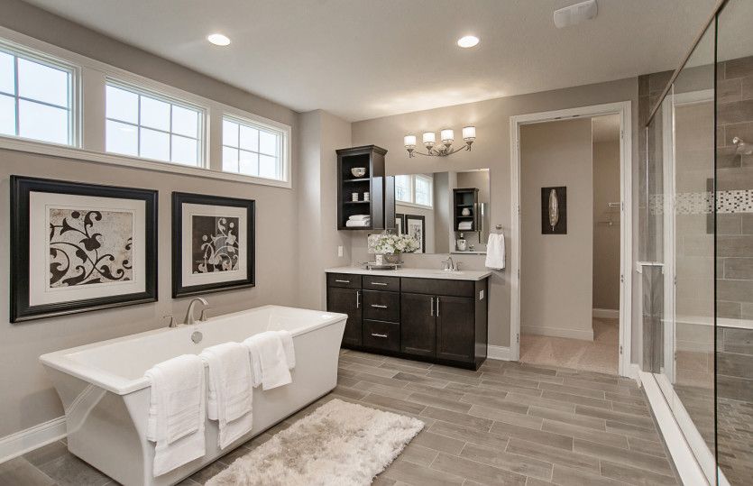 Dual Vanities at Owner's Bathroom