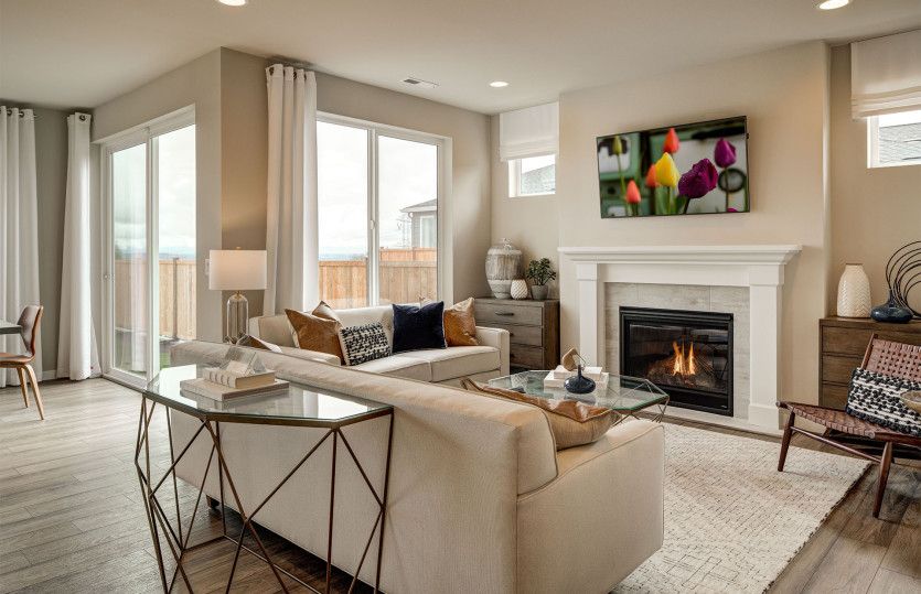 Intimate gathering room