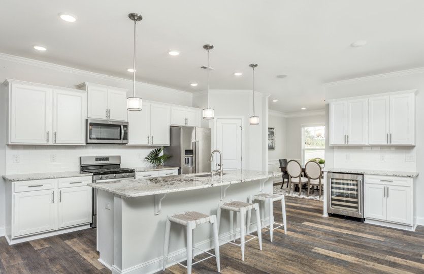Stylish Kitchen with Walk-In Pantry - Model Representation