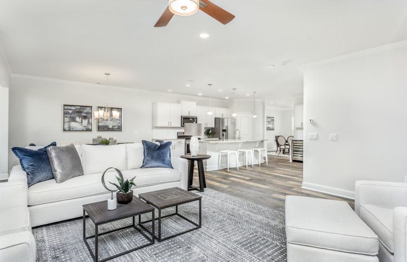 Great Room for Quiet Moments or Lively Events - Model Representation