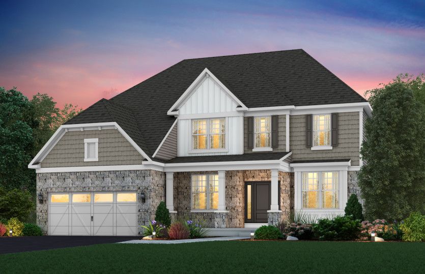 Woodside Plan at Carpenters Mill in Powell, OH by Pulte Homes