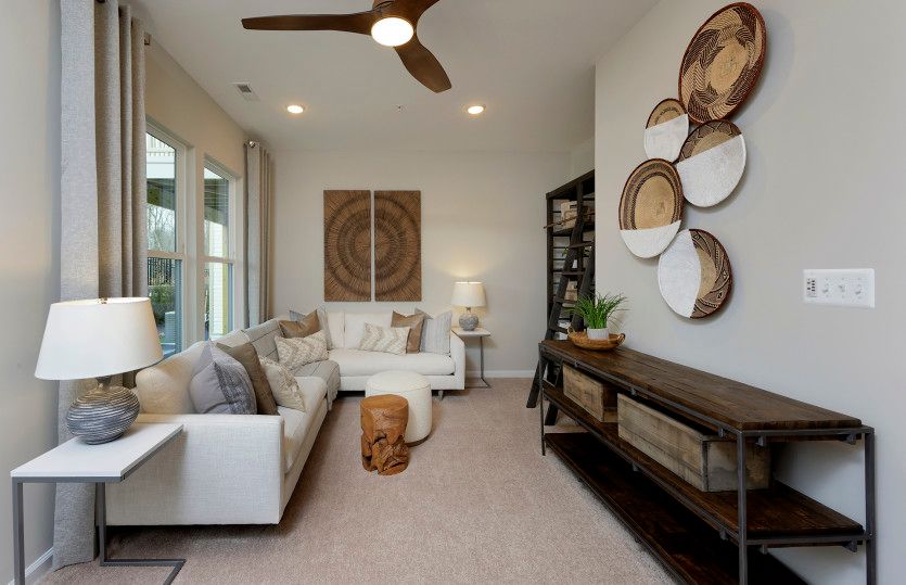 First Floor Game Room is Perfect for Entertaining or a Home Office