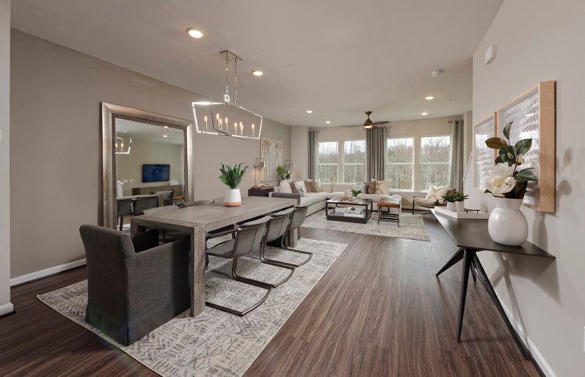 Open Concept Home Design is Perfect for Entertaining - Model Representation