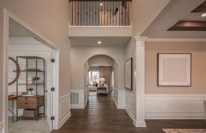 Elegant Two-Story Foyer