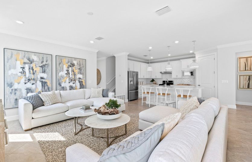 Gathering room with natural light