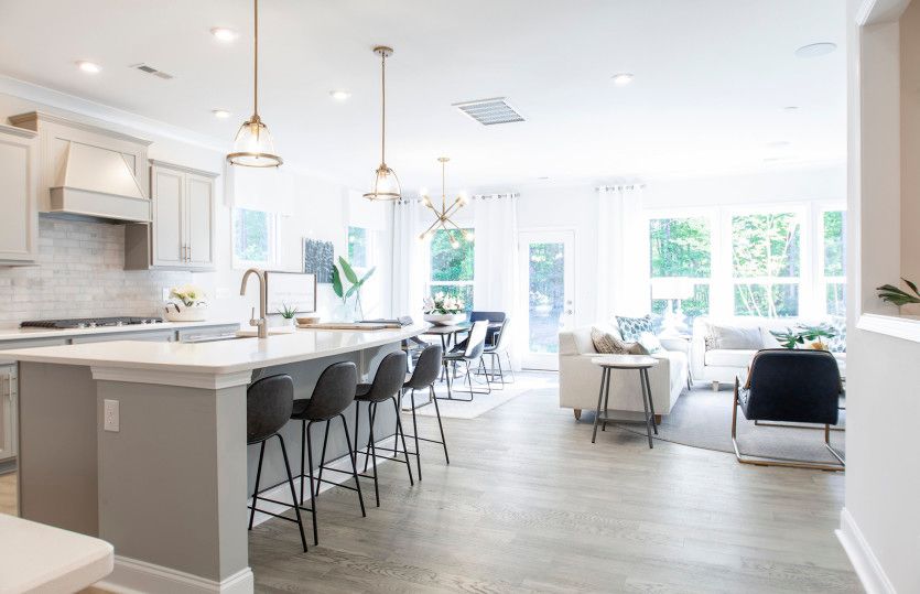 Open Kitchen with Large Island
