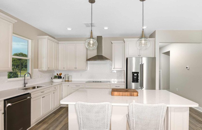 Spacious Kitchen Island