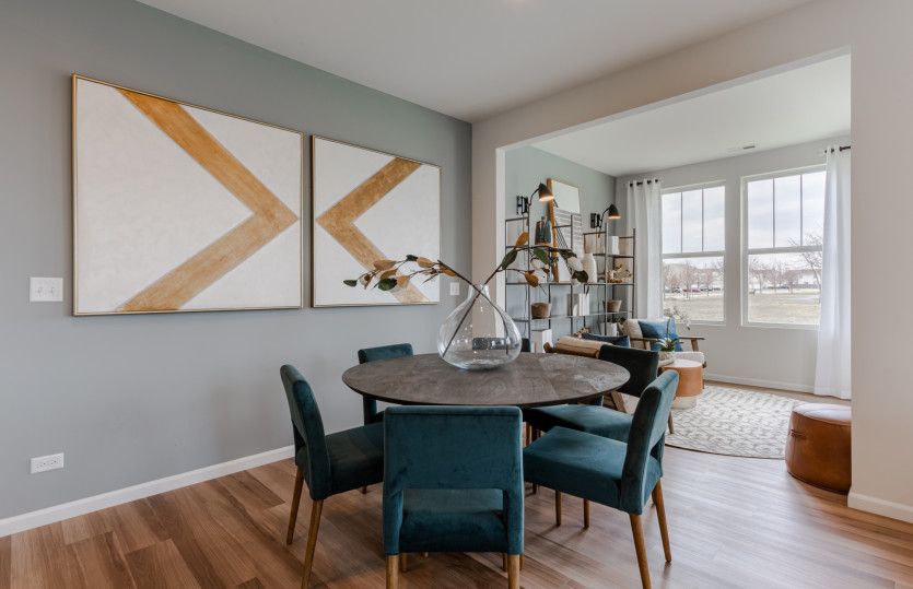 Dining Room, Open to Opt. Sunroom