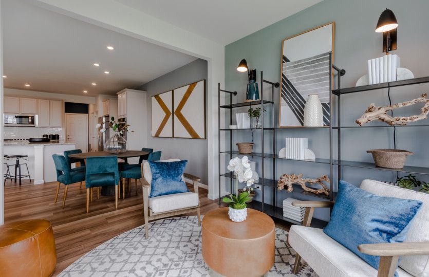 View from Sunroom to Dining Room