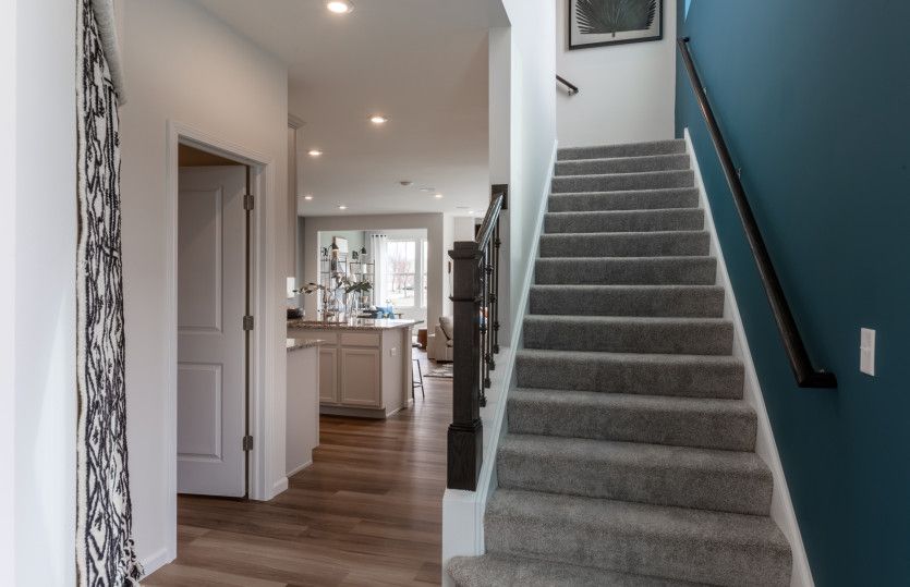 Foyer and Conveniently Located Powder Room