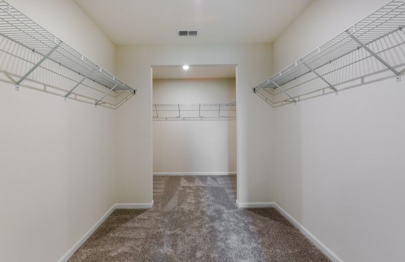 Oversized Walk-in Closet in Owner's Suite