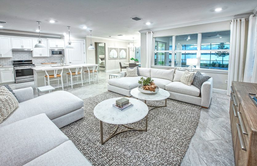 Open concept new construction layout