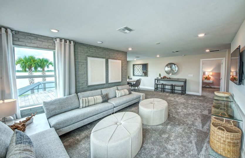 Spacious loft perfect for movie nights