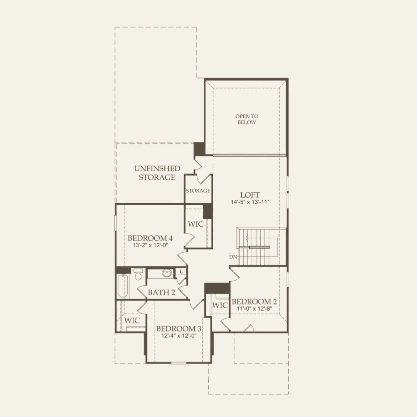 Second Floor 4 br / 2 ba