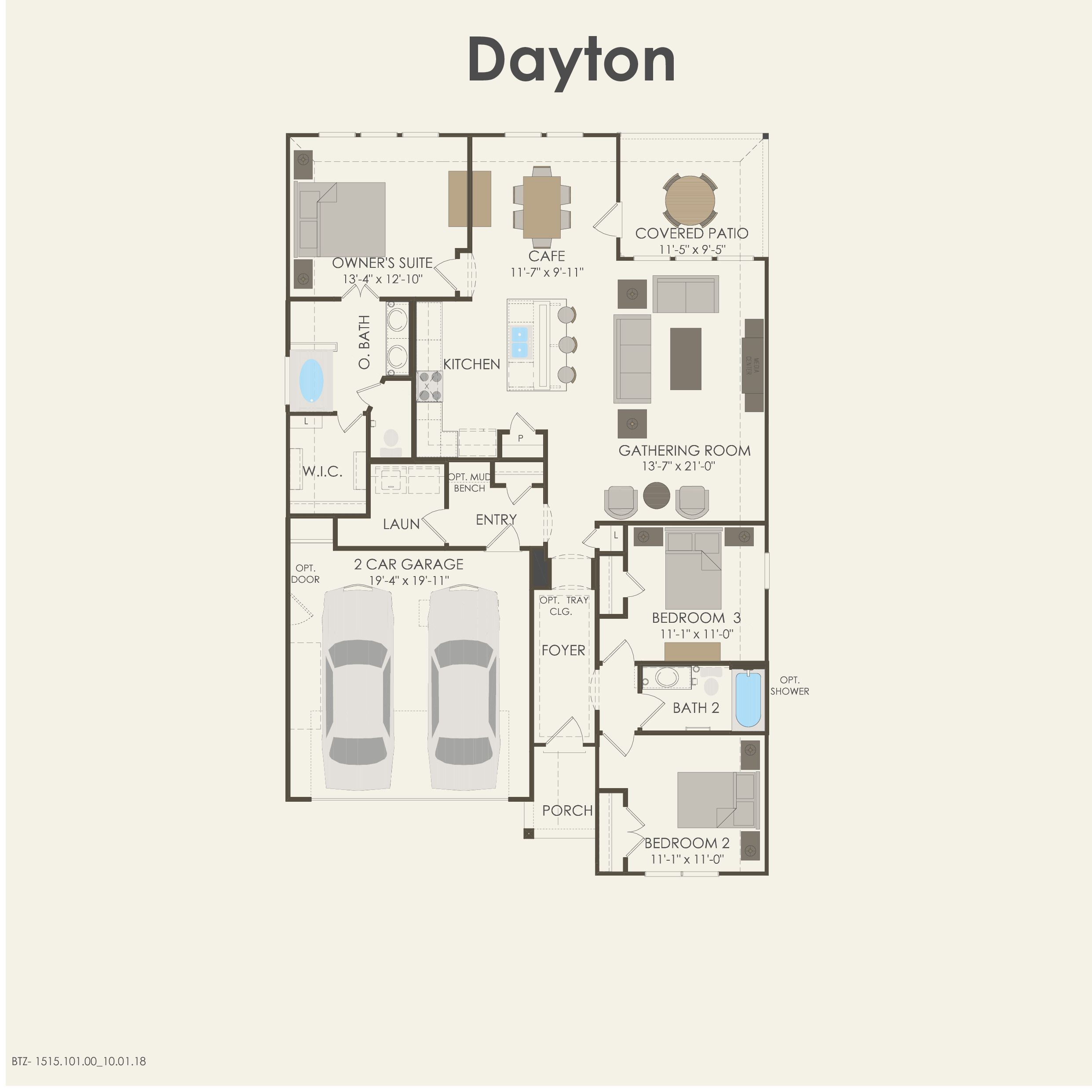 First Floor 3 br / 2 ba