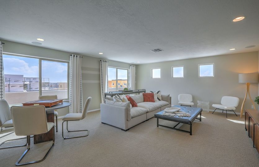Add square footage to your living spaces with the game room option on the second floor.