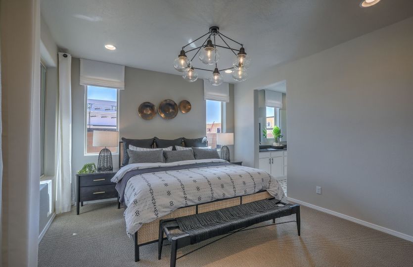 Owner's suite located on the first floor includes it's own private bath and easy access to the laund