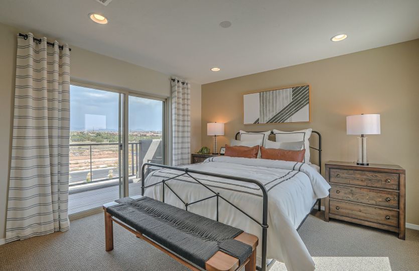 Bedroom 3 with the option to add a balcony for enjoying morning coffee, or an evening glass of wine.