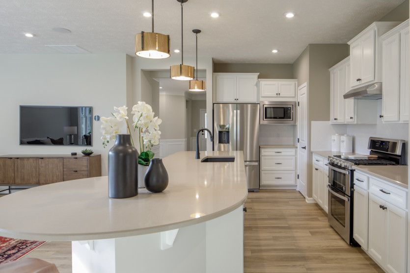 Kitchen with Large Island for Additional Seating