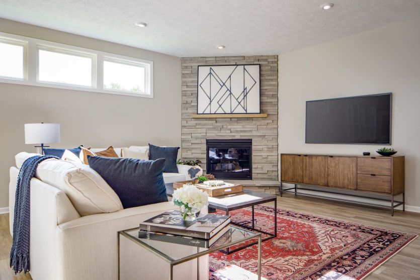 Cozy Gathering Room with Optional Fireplace