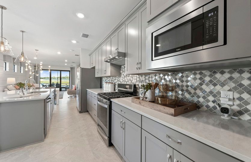 Gourmet kitchen