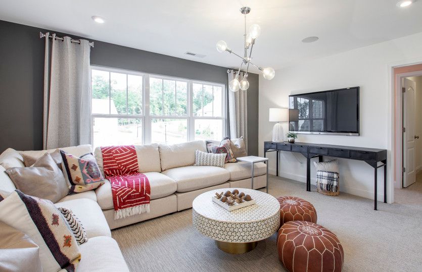 Spacious Loft on 2nd floor offers plenty of room to play or relax.