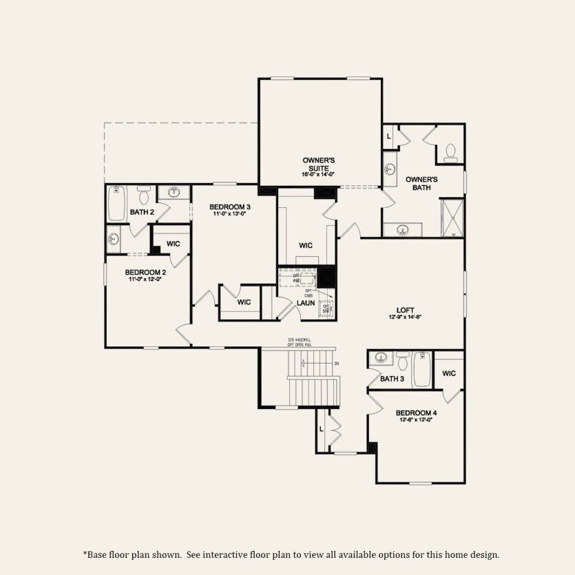 Second Floor 4 br / 3.5 ba
