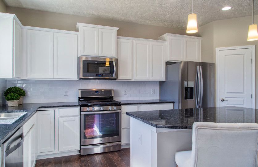 Kitchen with Pendant Lighting