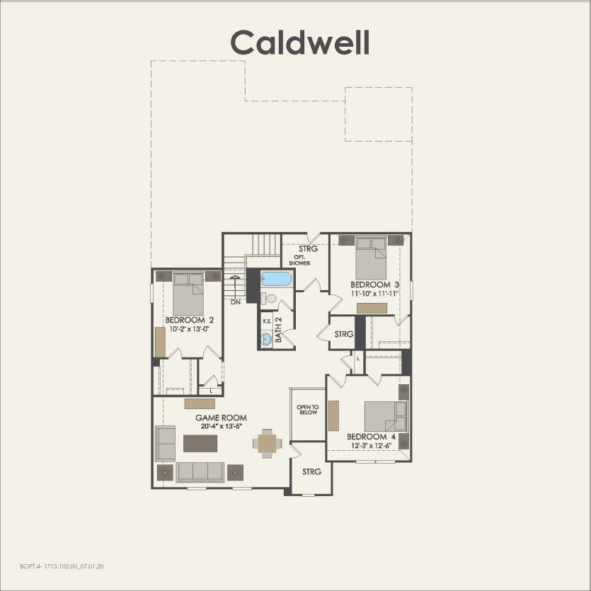 Second Floor 4 br / 2.5 ba