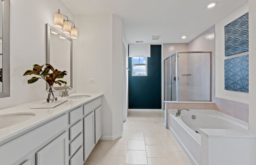 Owner's Bath with Separate Tub/Shower