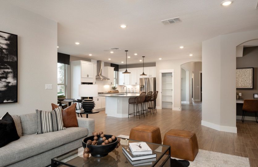 Gathering Room Overlooking the Kitchen