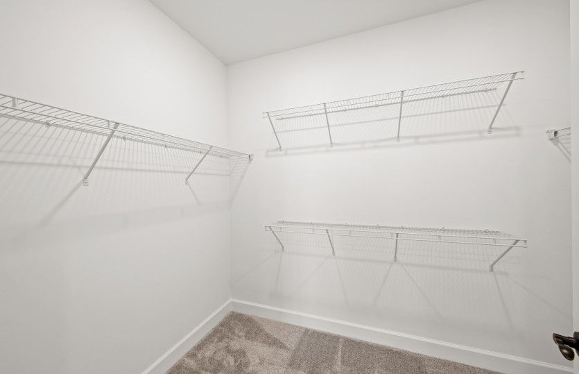 Spacious walk-in closet