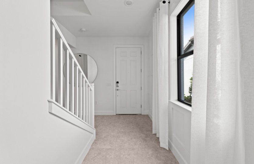 Welcoming entry