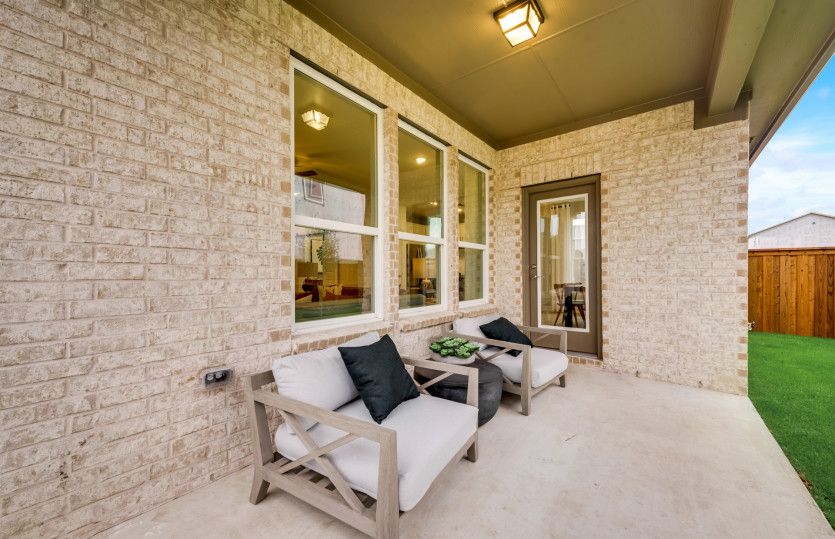 Covered patio